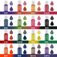 New product development cross-border Amazon DIY scented candle color essence soap beeswax 16-color pigment for soy wax