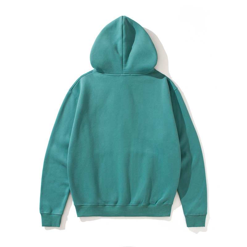 Men's Hooded Sweatshirt Heavyweight Solid Colour Urban Style_voghion.com