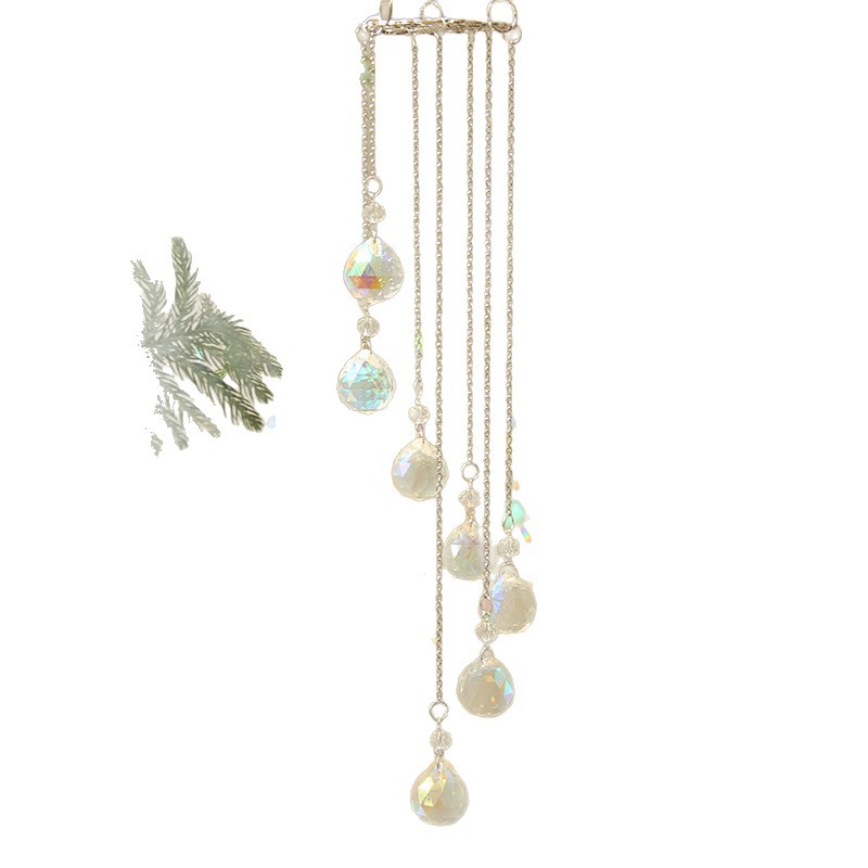 Tree Of Life Crystal Sun Catcher And Hanging Wind Chime Decor_voghion.com