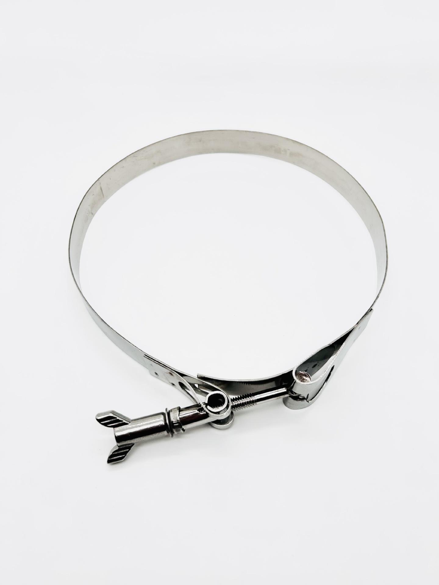 Doble abrazadera de acero inoxidable 304 doble abrazadera de garganta de ranura en forma de V abrazadera de filtro de tubería de ranura U abrazadera de bolsa de tela de capa única