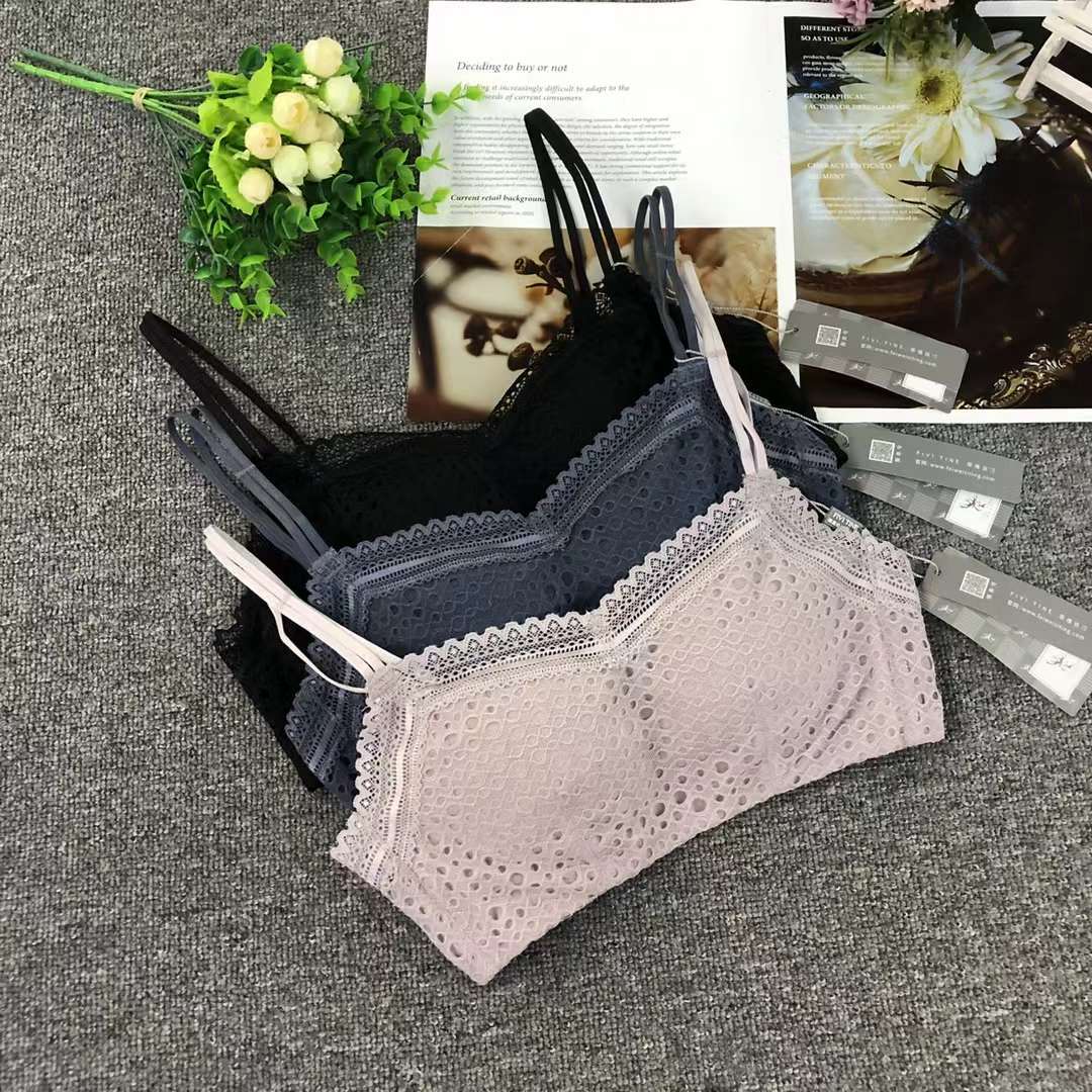 Nuevo Sujetador de encaje cintura ajustable que adelgaza la ropa interior de pecho pequeño empuja hacia arriba la ropa interior cómoda empuja hacia arriba el sujetador sin costuras