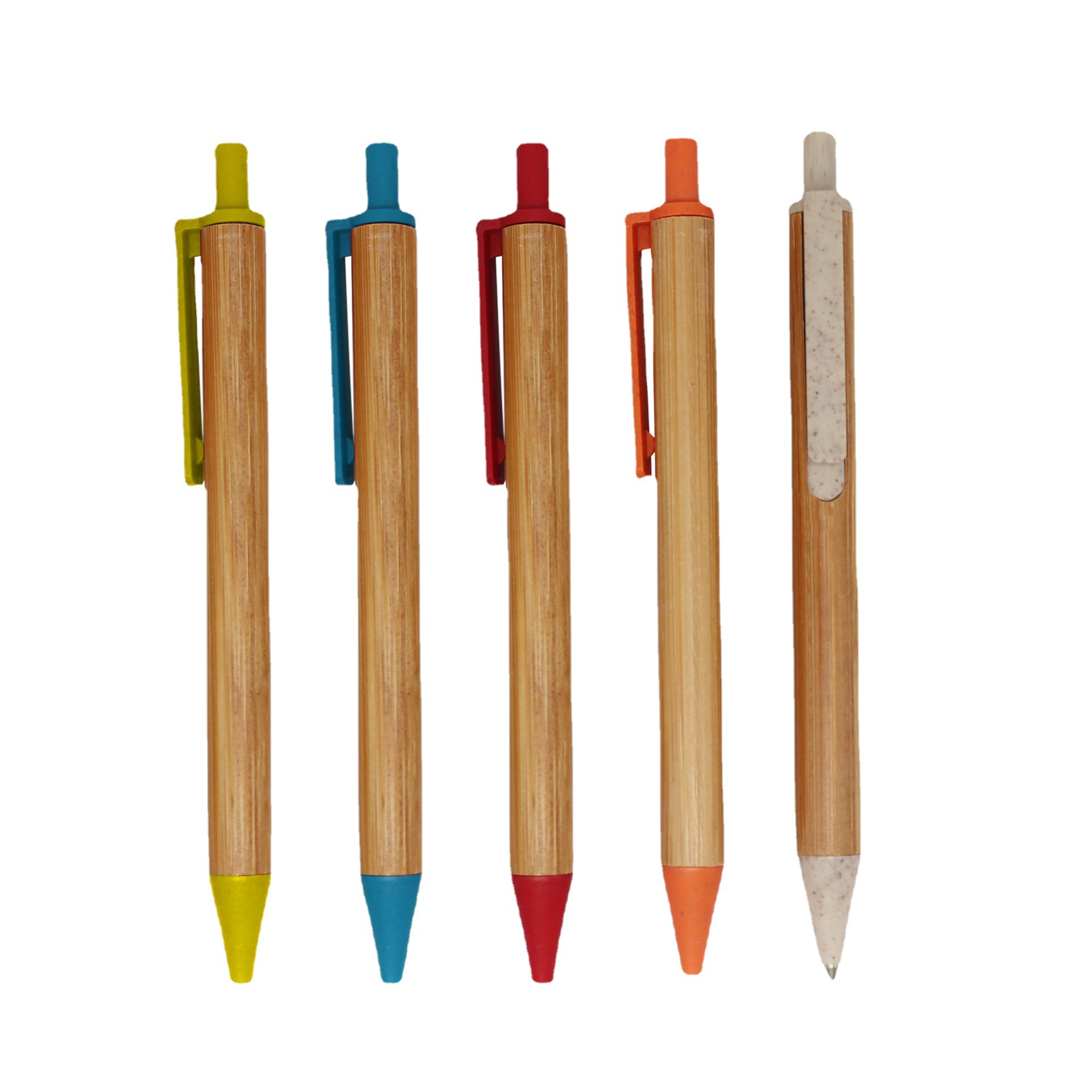 Bamboo Pen logotipo del cliente publicidad bolígrafo nueva prensa pluma