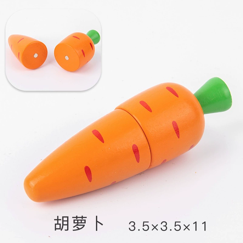 Деревянная игрушка для резки, ручной работы, 1–3 года