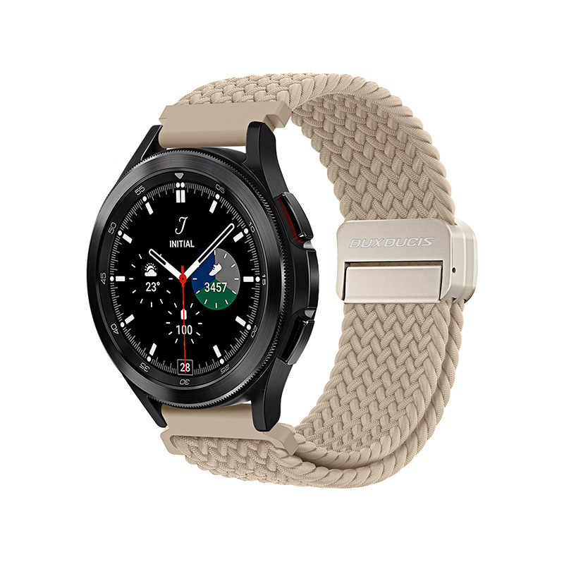 Adecuado para nylon tejido elástico Samsung correa de aleación de aluminio hebilla de succión magnética reloj deportivo correa de reloj al por mayor transfronteriza