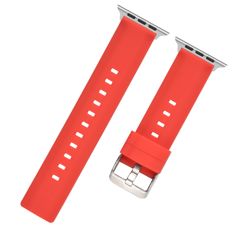 アップルのオリジナルバンドの高級感iwatchバンドのインターフェースはs 10シリコンバンドの銀色のクイックリリース22mmを適用します。|undefined