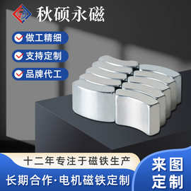 钕铁硼磁铁 各类异形磁铁片 扇形磁铁 磁瓦片 跑道磁铁片厂家批发