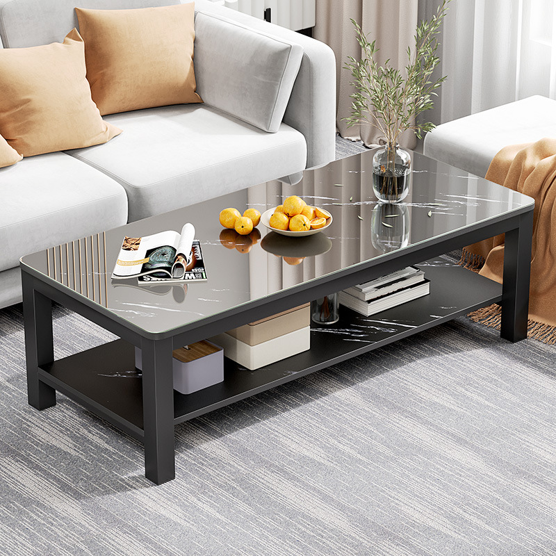 茶几客厅家用轻奢现代简约迷你小桌子网红茶桌钢化玻璃茶几小户型