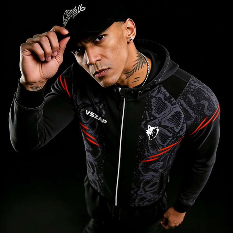 Vszap Autumn and Winter Sports Training Sweatshirt Men's New Jacket Outdoor Casual Stylish Large Size Trendy Textured Men's Clothing Vszap Autumn and Winter Sports Training Sweatshirt Men's New Jacket Outdoor Casual Stylish Large Size Trendy Textured Men's Clothing