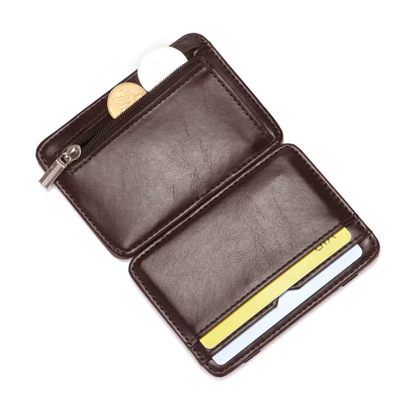 Cross-border Korean-style PU Magic Wallet Men's Creative Zipper Coin Purse Business Card Holder Card Holder