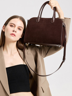 (Cross-border trading), matte leather trend one-shoulder bag, genuine leather