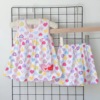 Summer dress, mini-skirt, set, children's skirt, 1-2-3 years