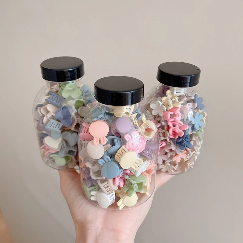 Color simple enlatado pequeño clip de cabello frontal de la princesa clip de cabello roto clip de cabello adorable toque de cabello