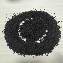 定制黑色橡胶颗粒跑道操场地坪垫底充草填充橡胶颗粒废旧轮胎胶粉