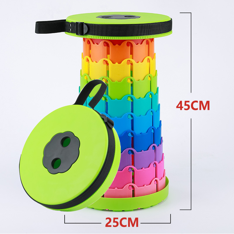 Asiento Maza eléctrico portátil coche eléctrico dibujo niño taburetes telescópicos coche artefacto de plástico cola plegable pequeño