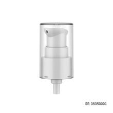 定制20牙24牙鸟嘴粉泵乳液按压泵全罩透明乳液泵 按压式鸟嘴泵