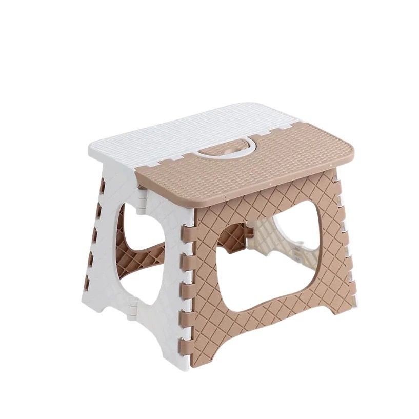 Простой складной табурет Бытовой пластиковый стул для взрослых с зазором Складная маленькая скамья Открытый портативный рыболовный табурет