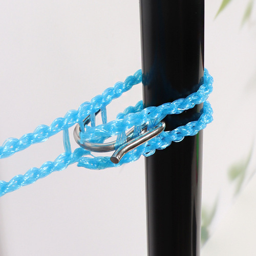 Outdoor clothesline, windproof and non-slip, fence-type clothesline for drying quilts and clothes in student dormitories, portable drying artifact