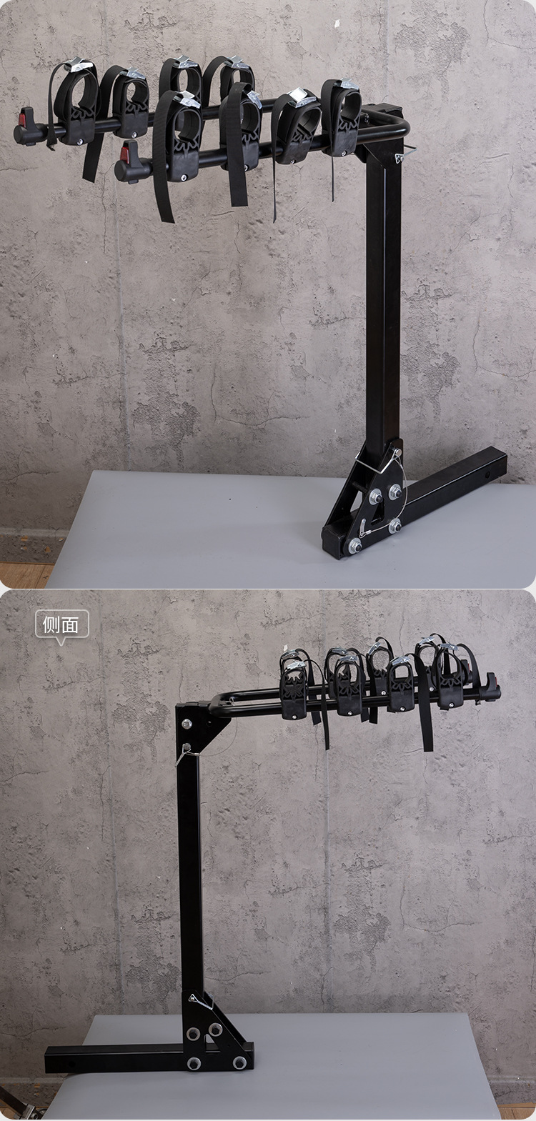 Car rear bicycle rack, single-arm bicycle rack, suspension bicycle rack, American-style plug-in bicycle rack