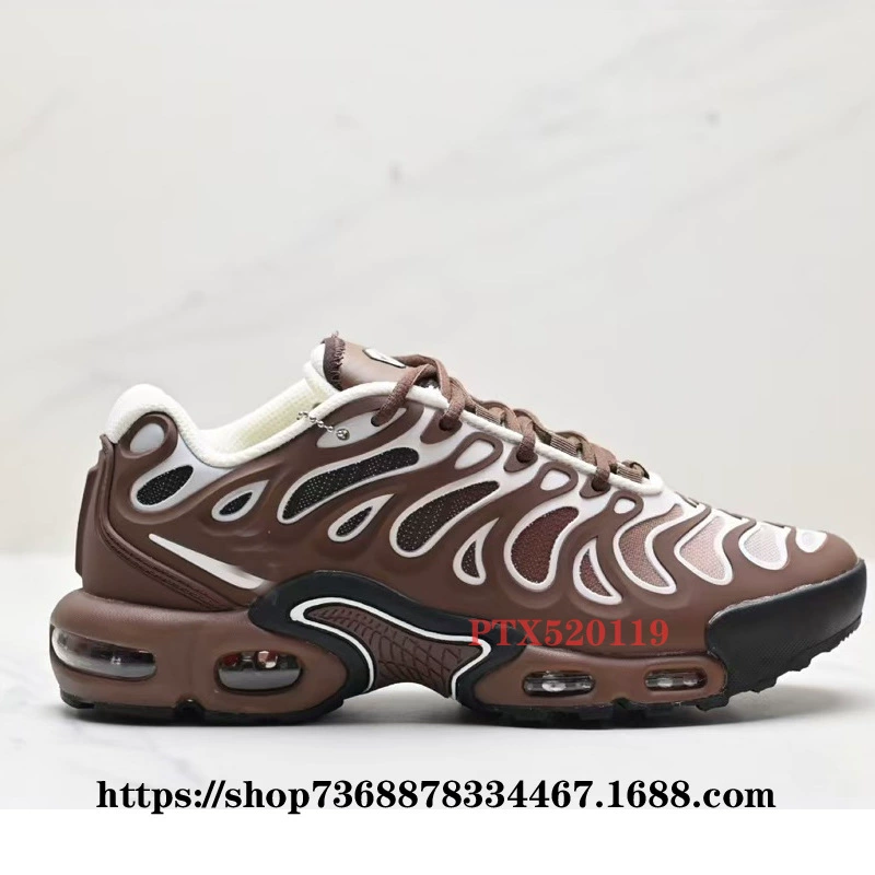 Putian Company -level Air Max Plus Drift 2024 air cushion air -breathable running shoes men and women casual shoes gray orange