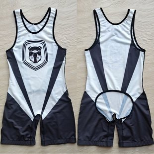 Tamed Dog Evil United Men's Hoosier Wrestling Suit Hoosier Weightlifting Suit Tights