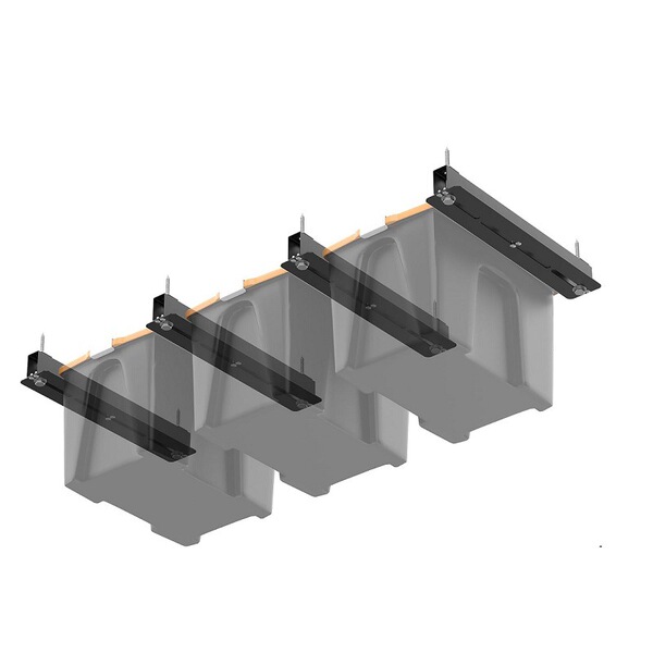 Garage ceiling storage box storage rack suspension shelf can adjust…