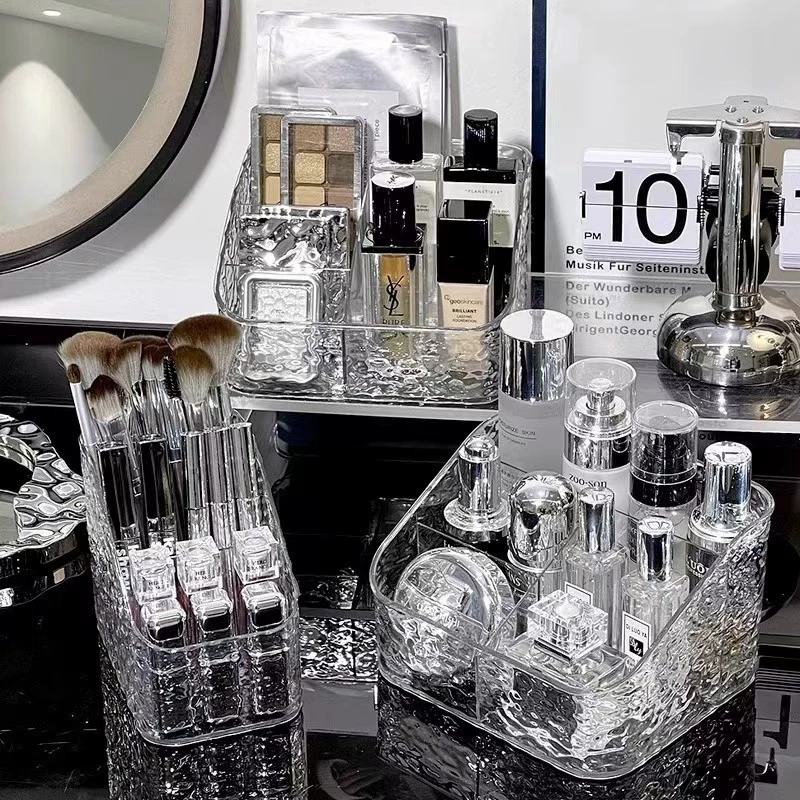 Коробка для хранения косметики с ледниковым рисунком губная помада для ухода за кожей