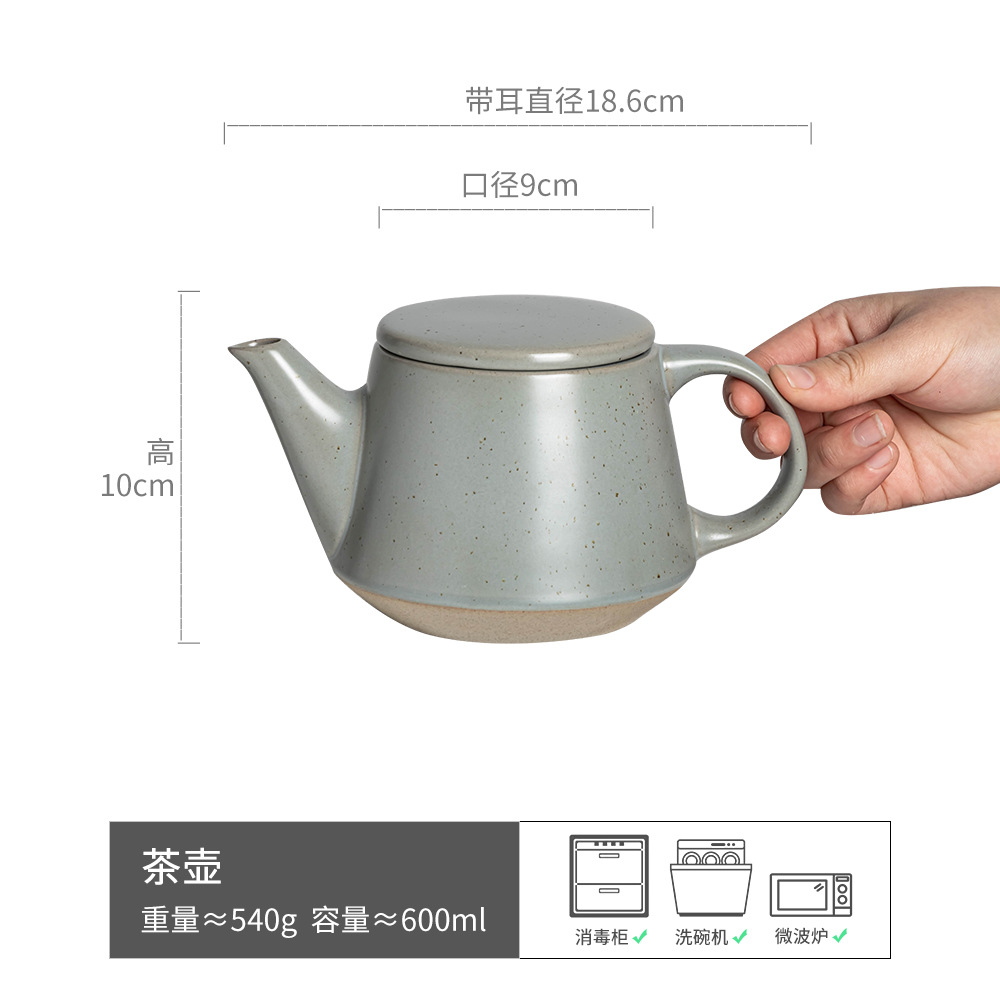 Muchos usos Colección de botellas de agua Olla para el hogar Botella de agua fría de gran capacidad Venta al por mayor Decoración de flores de cerámica retro Olla de mano