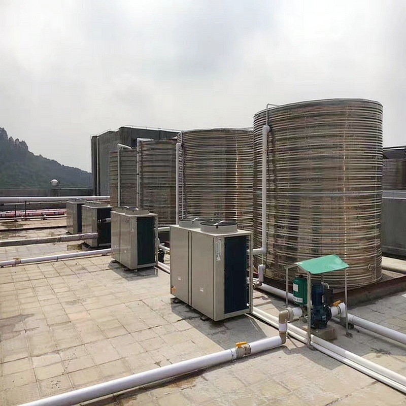 厂家直供常温空气能热泵热水器高温机组能效高质保5年节能变频