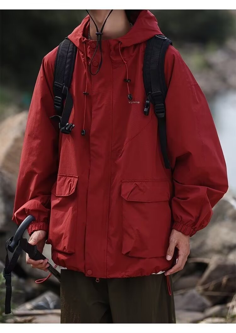 Men's Clothing Men's Trendy Loose Fitting Jacket Spring Autumn High Street Style Cool Stylish Harajuku Style_viptrois.com