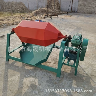 自动筛六角抛光机选 定做100升螺旋振动研磨机 八角滚筒抛光机