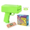 Green small money gun, with your logo imprint, 210G