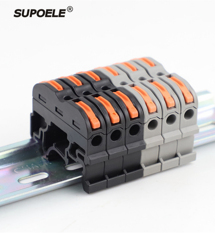 免螺絲按壓式接線端子 SPL-1 211快速連接0.08-4mm平方線