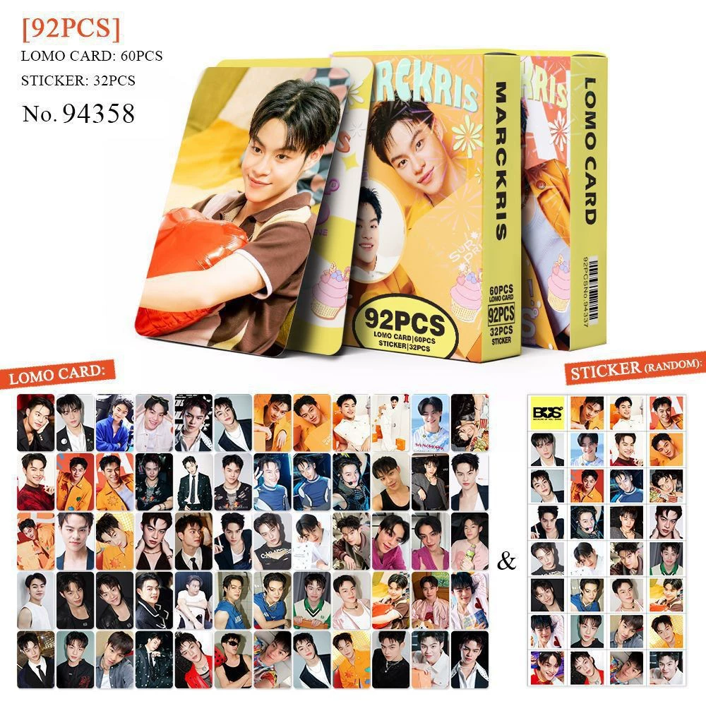 Набор 92 карточки с фото, BTS BPSKTWICE, двусторонние LOMO-карточки, фабричная печать