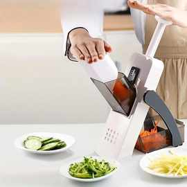 德国精工食品级厨房多功能切菜机神器不锈钢一键切片柠檬片切丁