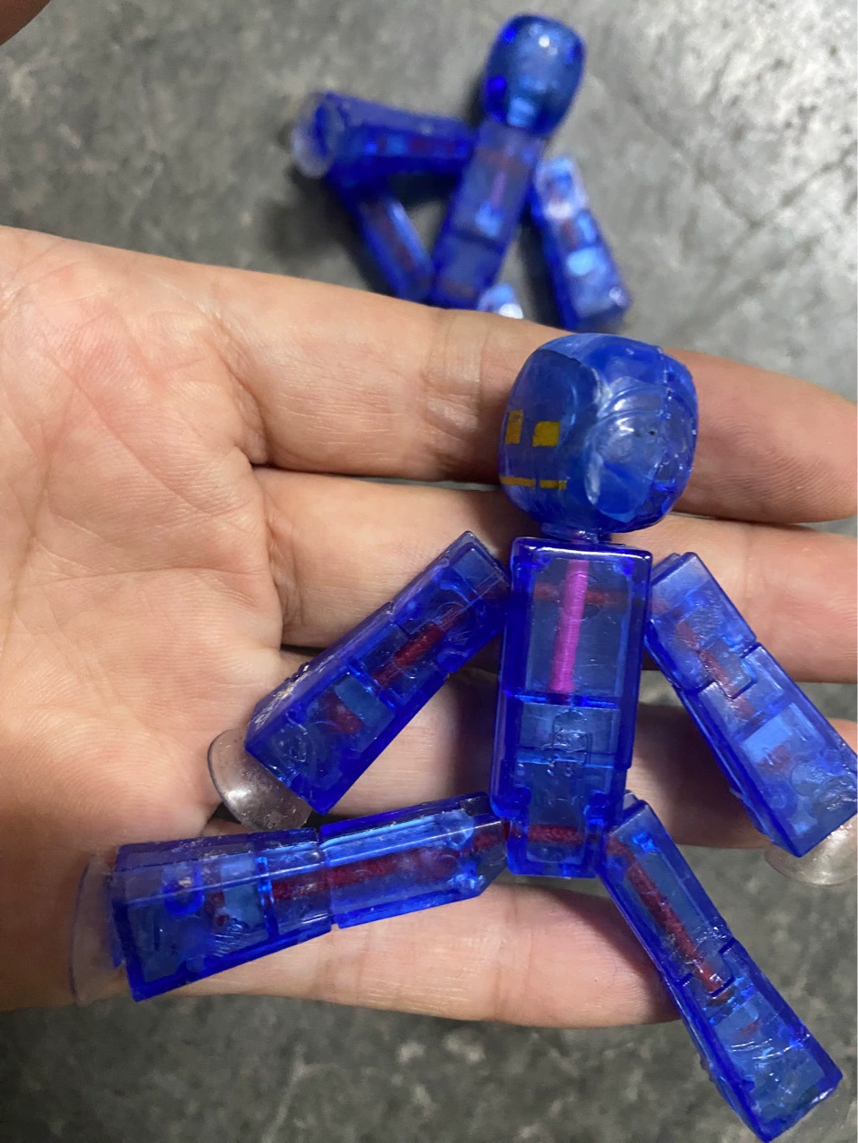 Модель руки Stickman повреждена