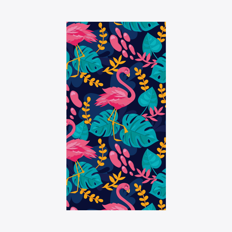 Impresión digital transfronteriza exclusiva fábrica al por mayor absorbente de secado rápido rectangular internet celebridad serie de terciopelo de doble cara toalla de playa