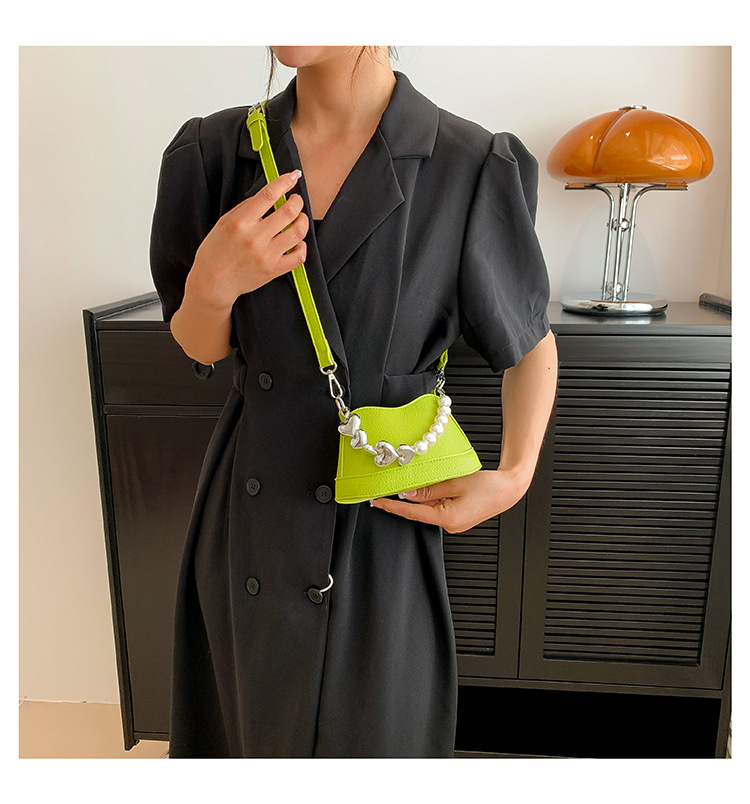 Borse Mini borsa per rossetto Borsa Advanced Sense Pearl Borsa a tracolla femminile versatile Borsa a tracolla piccola estiva in stile occidentale_voghion.com