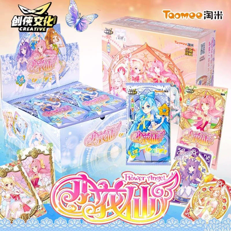 Оригинальная авторизованная коллекционная карта Taomi Flower Fairy Animation Card Card Hope Light Miracle Power Thick Card One Box