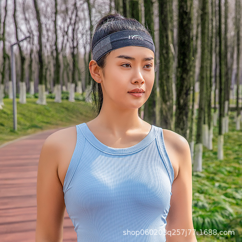 Niping Sports Headband for Women, Sweat-Absorbing Running Headband for Men, Anti-Sweat Headband, Sweat-Wicking Headband for Fitness and Basketball