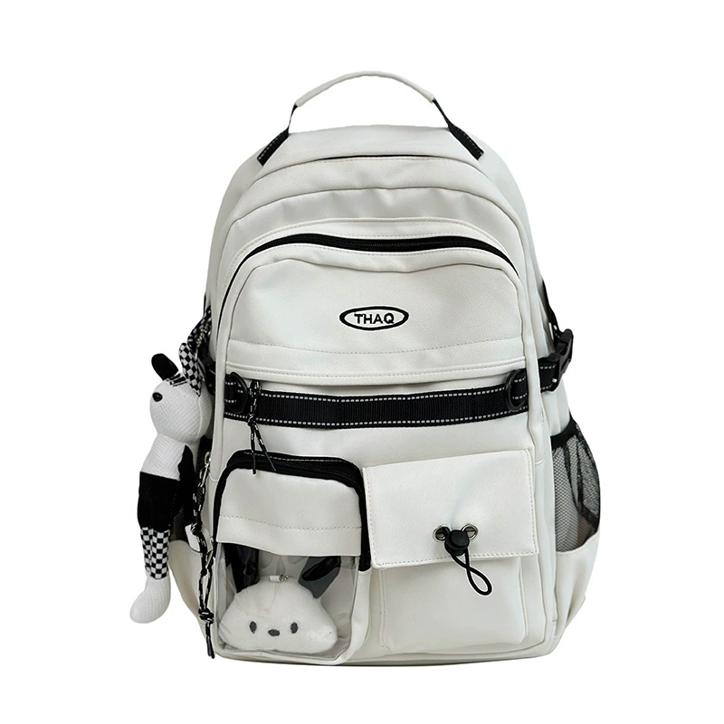 Japanese brand retro capacious school bag, backpack for traveling