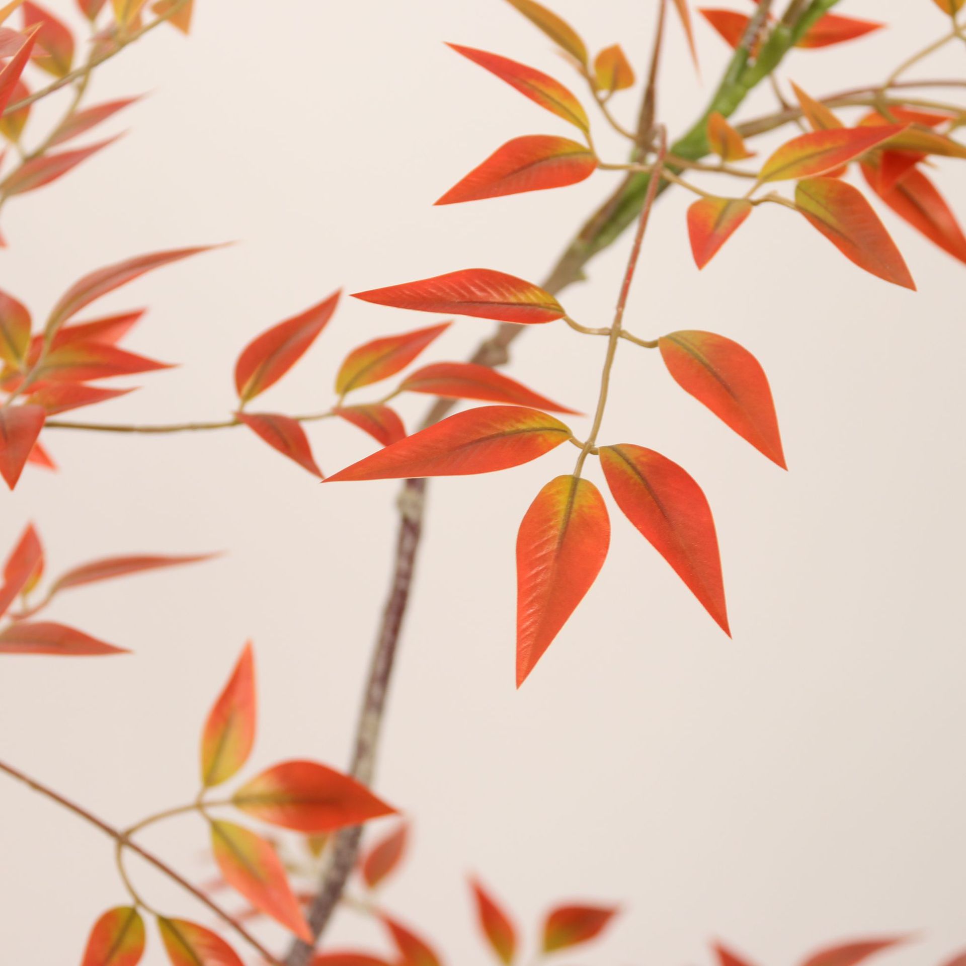 Simulación de plantas verdes, lujo ligero de alta gama, plantas en macetas de bambú Nantian, grandes decoraciones de decoración de piso para interiores, plantas biónicas
