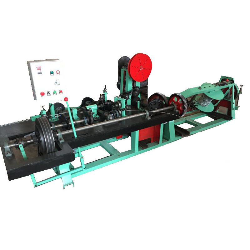 Valla neta anti-escalada máquina de alambre de púas de una sola hebra máquina de alambre de púas de doble hebra ordinaria máquina de alambre de púas de torsión positiva y negativa