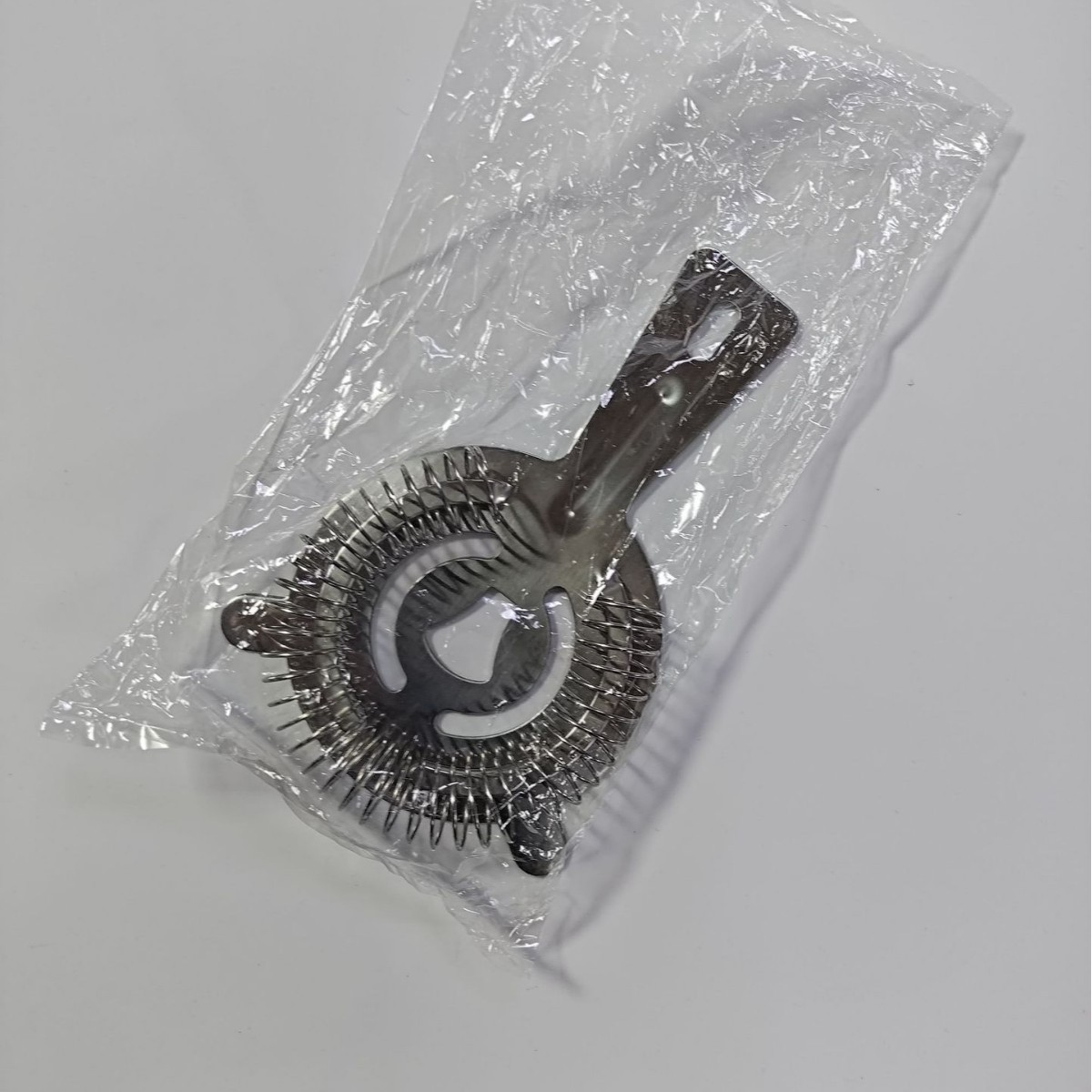 现货供应跨镜电商直柄圆头隔冰器不锈钢冰隔长柄430过滤器304滤冰