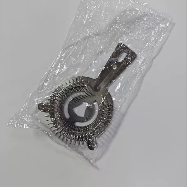 In stock: Cross-border e-commerce direct-handle round-head ice separator, stainless steel ice separator with long handle, 430 filter, 304 ice filter