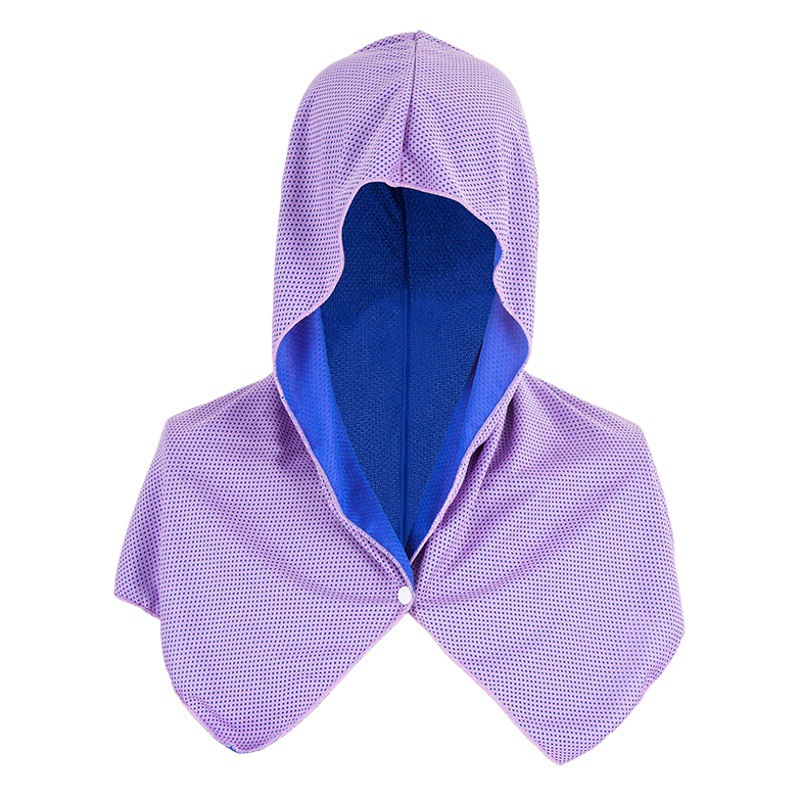 Весной и летом трансграничная новая многофункциональная шаль с холодным солнцезащитным кремом из черного волокна, ультратонкое солнцезащитное полотенце-тюрбан, быстросохнущие