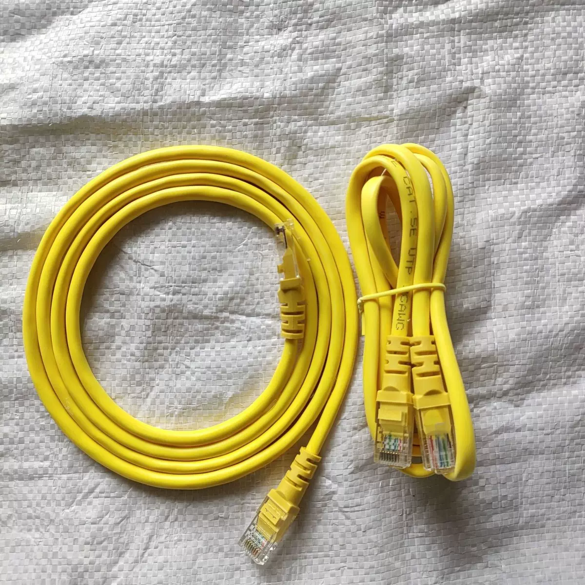 五类千兆现货网线加工成品双头超五类网络线机顶盒配送线1.5米