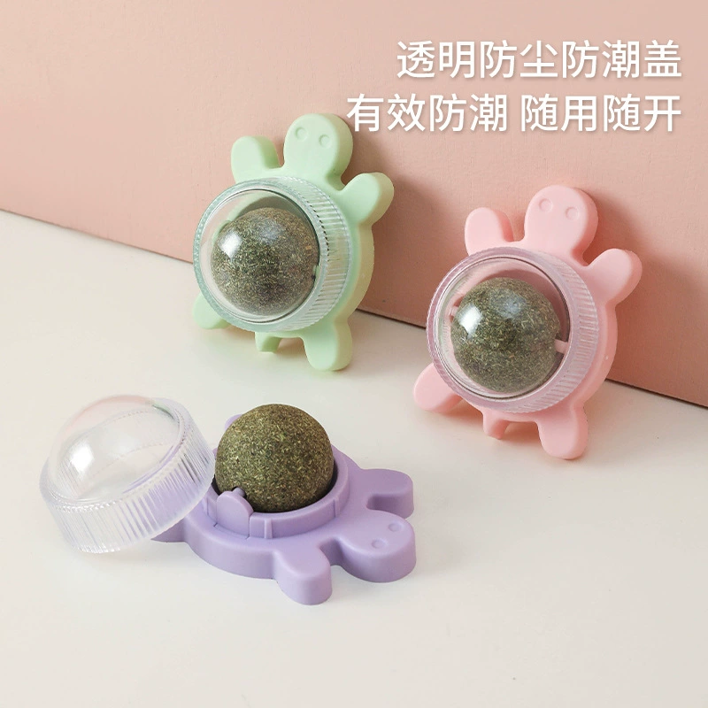 Кошачья Мята Спиннинг Мяч Черепаха Мятный Мяч Новый Черепаха Спиннинг Мятный Мяч