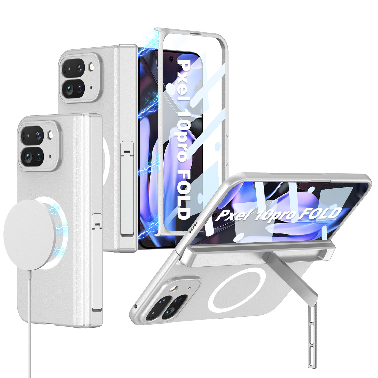[Shell Film] Side Bag Bracket-Wireless Charging-Quality Silver AA10940269