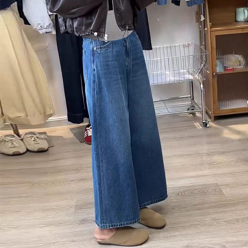 Maternity Wide-Leg Pants Cropped Petite Loose Plus-Size Maternity Fashion Autumn New Maternity Wear 8225