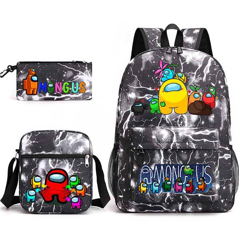 Entre nosotros tres piezas mochila Juego periférico anime a lo largo de nosotros